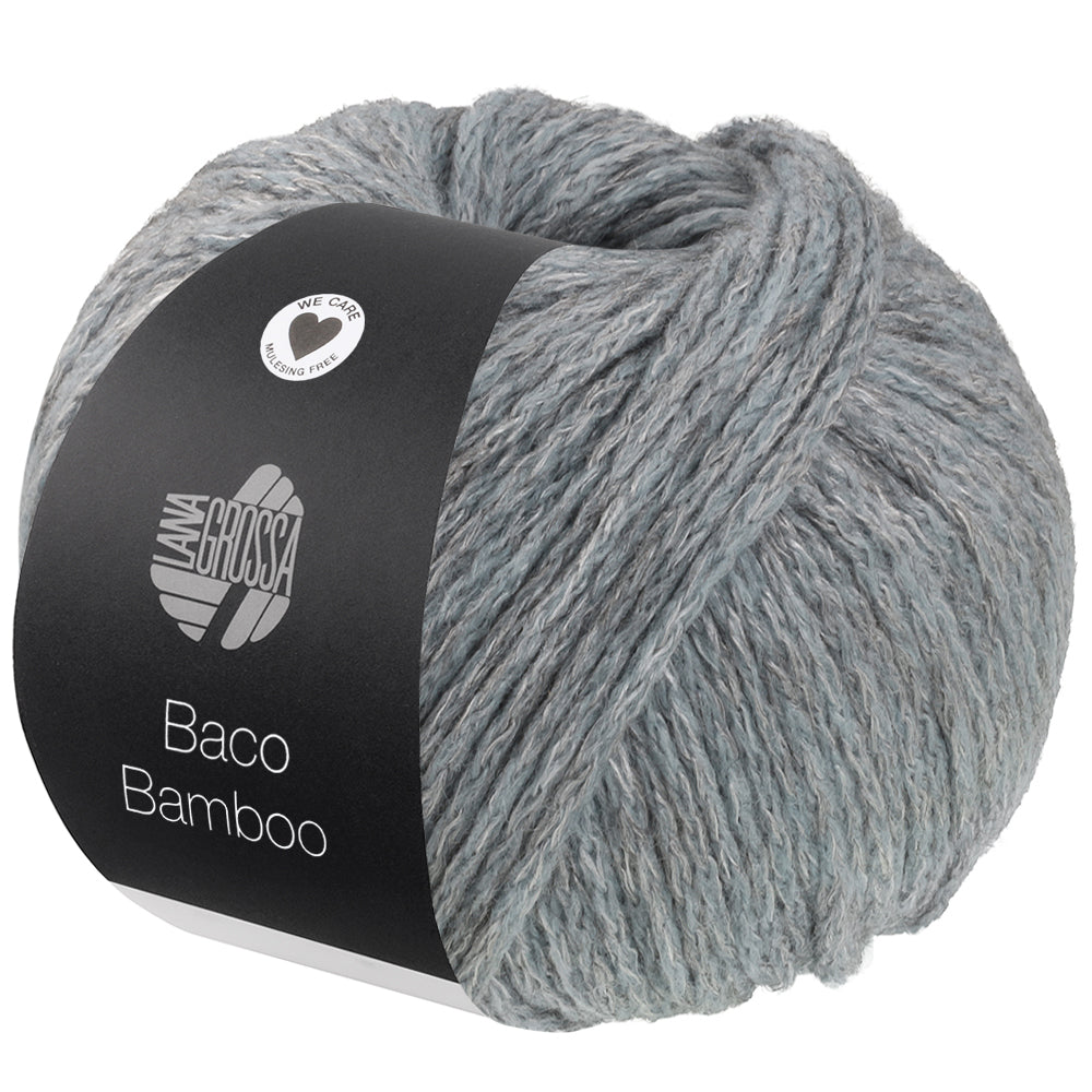 Lana Grossa Baco Bamboo - 04 - Gris bleu