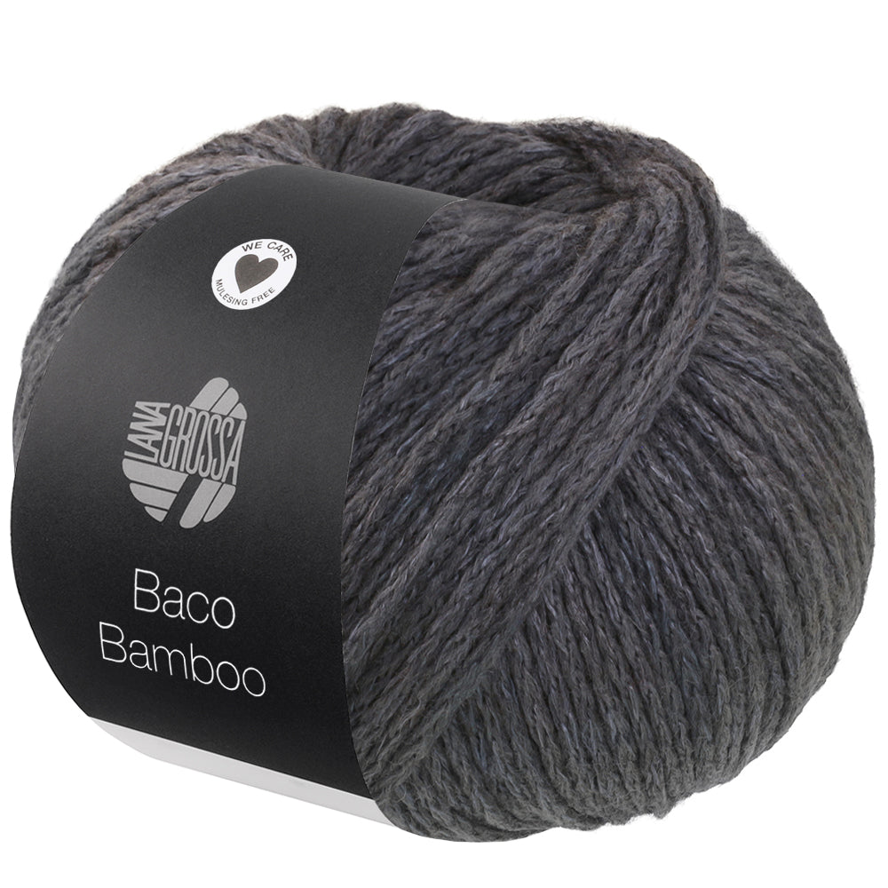 Lana Grossa Baco Bamboo - 17 - Gris foncé
