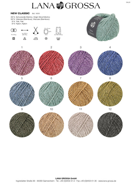 Lana Grossa New Classic 06-gris vert
