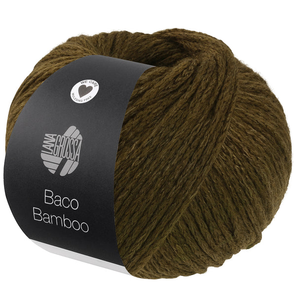 Lana Grossa Baco Bamboo - 07 - Olive foncé