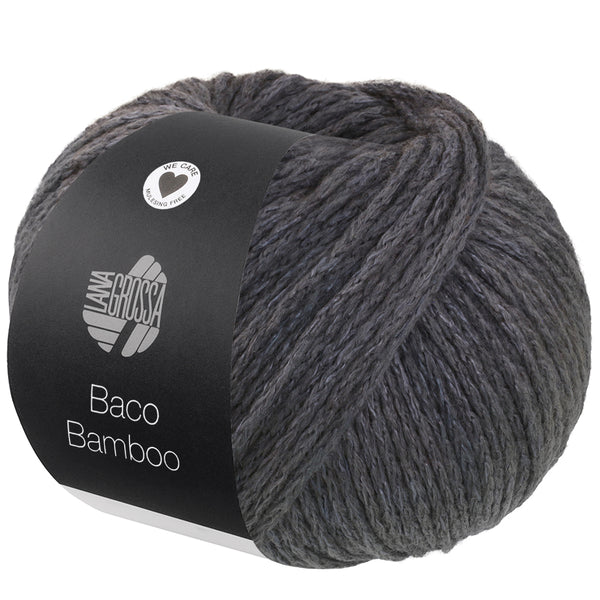 Lana Grossa Baco Bamboo - 17 - Gris foncé