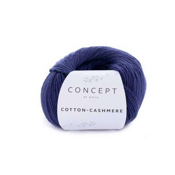 Concept Cotton-cashmere 62 bleu nuit