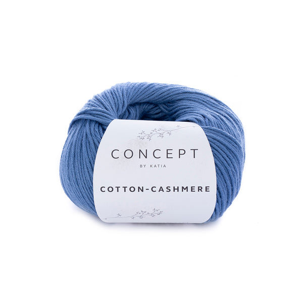 Concept Cotton-cashmere 65 bleu jeans