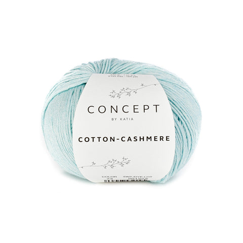 Concept Cotton-cashmere 73 bleu ciel