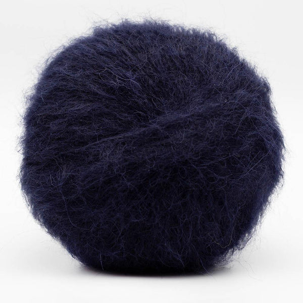 Baby Silk Fluffy Solid Midnight Blue