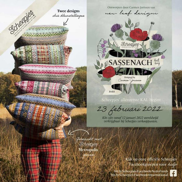 Scheepjes Sassenach KAL KIT ERICA limited edition